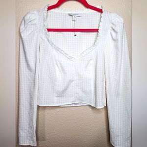 Topshop Puff Sleeve Top New | Cottagecore | Edwardian | Romantic